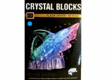 Crystal Puzzle Art.9060A Shark 3D Трехмерный пазл с подсветкой