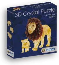 Crystal Puzzle Lion 3D Art.101292 3D Three-dimensional puzzle
