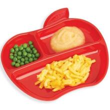 Munchkin Art.183714 Apple Pomme Divided Plates , 3 psc