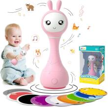 Alilo Smart Hare R1 Blue LV – Interactive Musical Developmental Toy for Children from 0+ with Latvian Voice