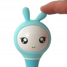Alilo Smart Hare R1 Blue LV – Interactive Musical Developmental Toy for Children from 0+ with Latvian Voice