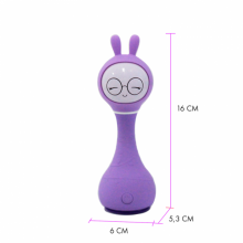 Alilo Smart Hare R1 Purple LV – Interactive Musical Developmental Toy for Children from 0+ with Latvian Voice