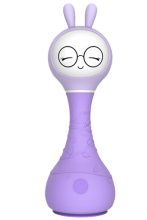 Alilo Smart Hare R1 Purple LV – Interactive Musical Developmental Toy for Children from 0+ with Latvian Voice