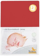 Pinolino Jersey Red  Art.540002-5  leht kummist 60x120/140x70sm