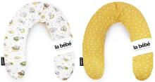 La Bebe™ Rich Cotton Nursing Maternity Double Face Pillow Funny Dogs Art.101734 30x175 cm