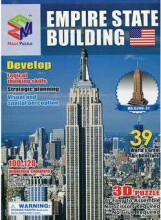 3D dėlionės magija-dėlionės menas. 293570 „Empire State Building“