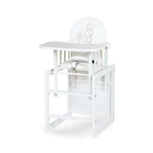 Klups Agnieszka III De Luxe Rabbit ecru/white Стульчик для кормления