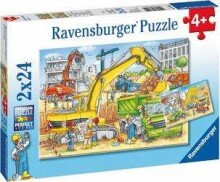 Ravensburger Puzzle 078004V statybvietės galvosūkiai 2x24gb.
