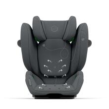 Cybex Solution G i-Fix car seat 100-150cm, Monument Grey (15-50kg)