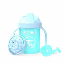 Twistshake Mini Cup Art.78268 Pastel Blue   Детский поильник с жёстким носиком с 4+ мес,230 мл