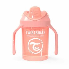 Twistshake Mini Cup Art.78318 Pastel Peach  Детский поильник с жёстким носиком с 4+ мес,230 мл