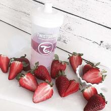 Twistshake Kid Cup Art.78279 Pastel Pink Pudelīte ar snīpi no 12 +mēn, 360 ml