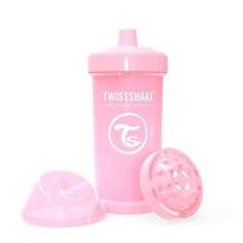 Twistshake Kid Cup Art.78279 Pastel Pink Pudelīte ar snīpi no 12 +mēn, 360 ml