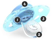 Twistshake Pacifier Art.78092 Black