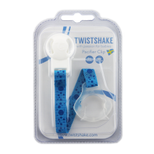 Twistshake Pacifier Clip Art.78095 Blue Māneklīša ķēde (Knupja turētājs) ar klipsi