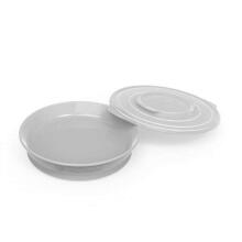 Twistshake Plate Art.78162 Pastel Grey