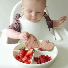 Twistshake Divided Plate Art.78169 Pastel Pink