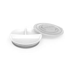 Twistshake Divided Plate Art.78177 White