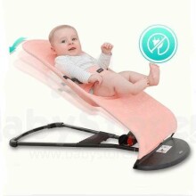 TLC Bouncer Balance Soft Art. 103373 Juoda Aukštos kokybės, ergonomiška kūdikio supamoji kėdė („Babybjorn Balance Soft“ analogas)