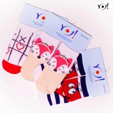YO! Baby Art.SK-10 Носочки хлопковые детские с силиконовой подошвой