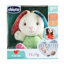 Chicco Musical Fluffy Art.07930.00 Bērnu mīksta rotaļlieta muzikāls trusis Fluffy