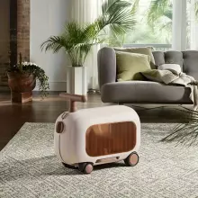 Travel Boarding Luggage Suitcase Art.103734 Pink  Чемодан-сиденье на колесах 3 в 1