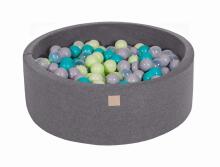 MeowBaby® Color Round Art.104046 Dark Grey