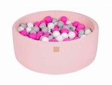 MeowBaby® Color Amour Art.104049 Pink Бассейн сенсорный сухой с шариками(250шт.)
