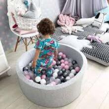 MeowBaby® Color Round Art.104181 Dark Grey