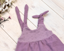 La bebe™ Muslin Art.104245 Стильное детское платье из муслина