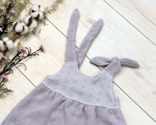 La bebe™ Muslin Art.104245 Стильное детское платье из муслина