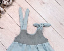 La bebe™ Muslin Art.104245 Стильное детское платье из муслина