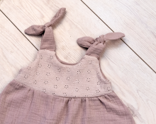 La bebe™ Muslin Art.104245 Стильное детское платье из муслина