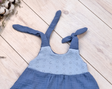 La bebe™ Muslin Art.104245 Стильное детское платье из муслина