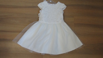 Tinex-NK Art.458102 Vaikų šventinė suknelė balta
