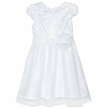 Tinex-NK Art.458102 Vaikų šventinė suknelė balta