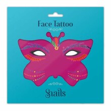 Snails Face Tattoos Brazil  Art.0439 Наклейки на лицо