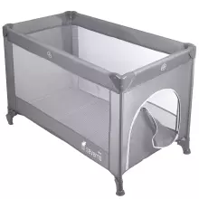 Kids Severno Honey Bunny Art.104412 Grey Travel cot