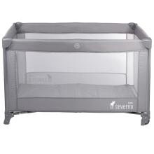 Kids Severno Honey Bunny Art.104412 Grey Travel cot