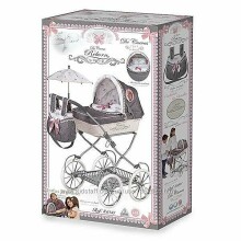 DeCuevas Toys Reborn Art.L81031 Кукольная коляска с люлькой и сумкой