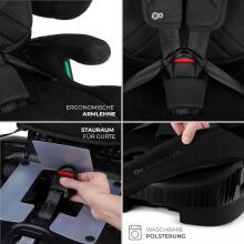 KinderKraft Fix2Go  i-Size Car Seat 76-150 cm Art.104696 Black Autosēdeklītis 9-36 kg