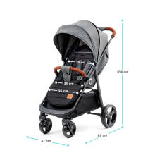 KinderKraft'20 Grande  Art.KKWGRANGRY00N Grey