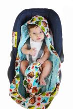La bebe™ Minky+Cotton Art.104801 Baby blanket, 90x90