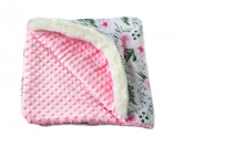 La bebe™ Minky+Cotton Art.104801 Baby blanket, 90x90