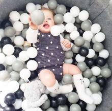 MeowBaby® Color Round Art.104050  Grey Jungle