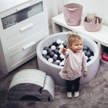MeowBaby® Color Round Art.104050  Grey Jungle