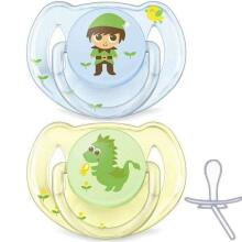 Philips Avent Classic Art.SCF169/44 Silicone Soothers 6-18m, 2 pcs