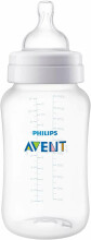 Philips AVENT Anti-Colic AirFree SCY 106/01 Pretkoliku barošanas pudelīte jaundzīmušā knupītis 3+ 330ml
