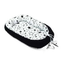 La bebe™ Minky+Cotton Babynest Set Art.106027 Stars Baby cocoon+blanket+pillow