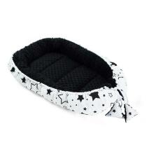 La bebe™ Minky+Cotton Babynest Set Art.106027 Stars Baby cocoon+blanket+pillow